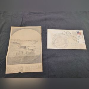 1960 Alaska First Submerged North West Passage Commerative Envelope W News Clip